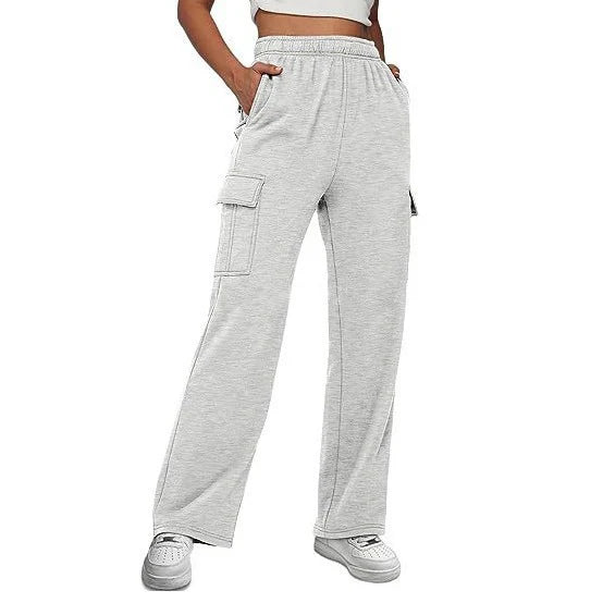 New Pocket Design Touch Work Pants Casual Pants For Women